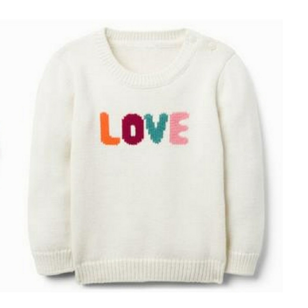 Gymboree Toddler Girls Knit Love Sweater - Picture 1 of 12